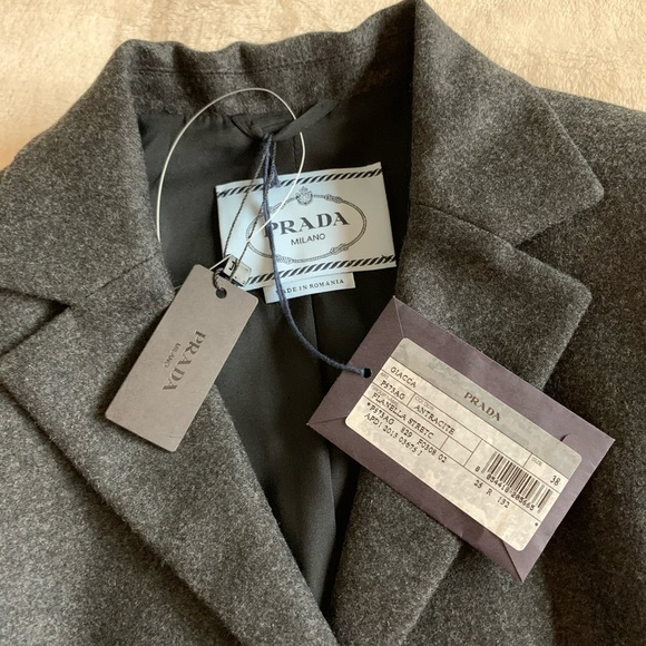 NWT Authentic Prada 3-button Wool Slim-fit Blazer - Picture 8 of 8